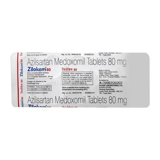 Zilokem 80mg Tablet 10'S