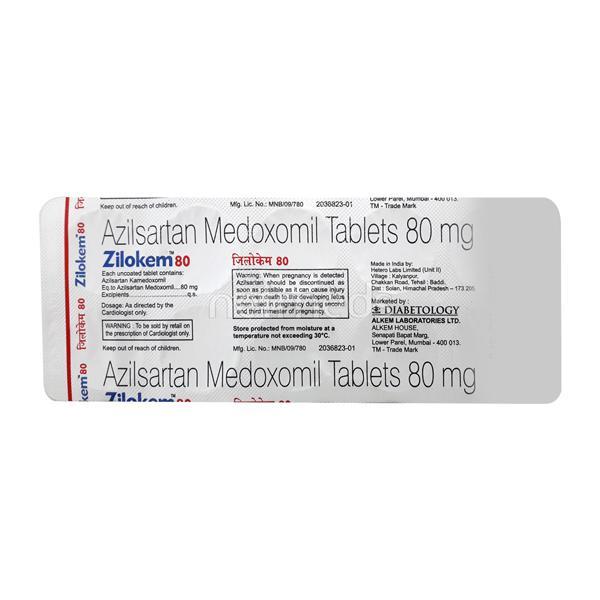 Zilokem 80mg Tablet 10'S