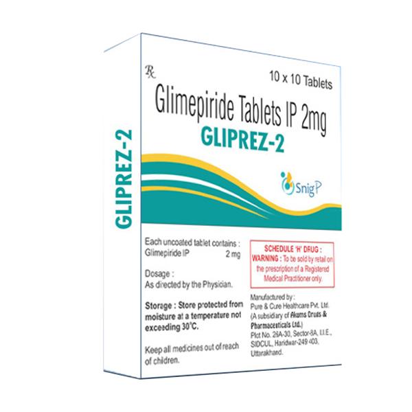 GLIPREZ 2mg Tablet 10's