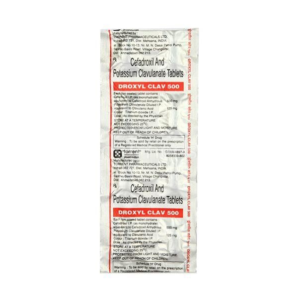Droxyl Clav 500mg Tablet 10'S