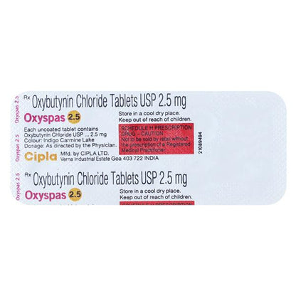 Oxyspas 2.5mg Tablet 10'S