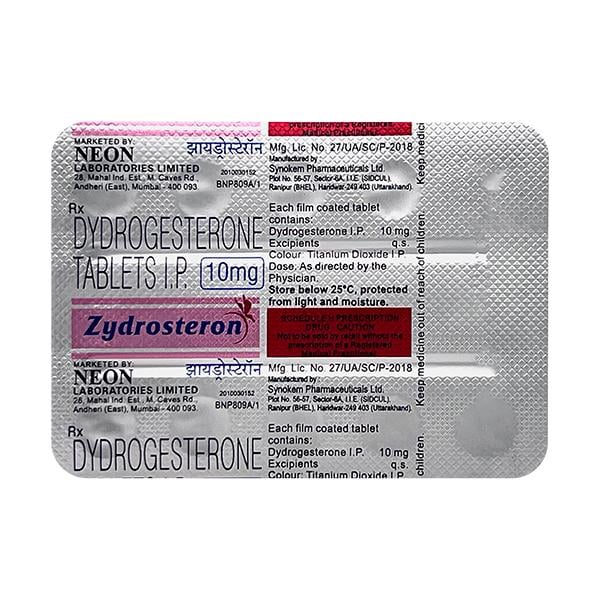 ZYDROSTERON 10mg Tablet 10's - Global Surgicals