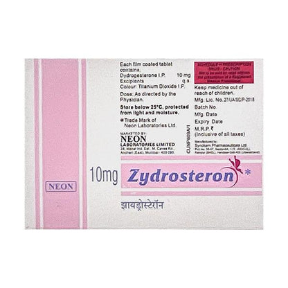 ZYDROSTERON 10mg Tablet 10's - Global Surgicals