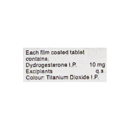 ZYDROSTERON 10mg Tablet 10's - Global Surgicals