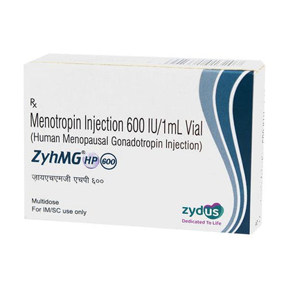 ZYHMG HP 600 Injection 1's - Global Surgicals