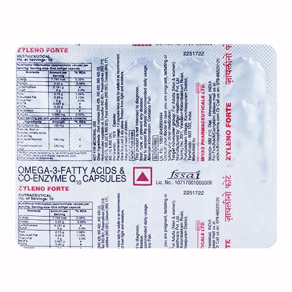 Zyleno Forte Capsule 10'S - Global Surgicals
