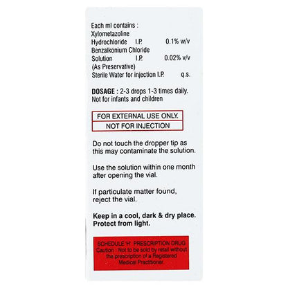 ZYLO Nasal Drops 10ml - Global Surgicals
