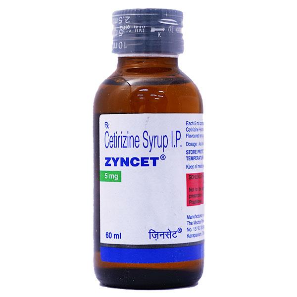Zyncet Syrup 60ml - Global Surgicals
