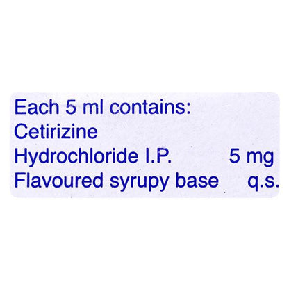 Zyncet Syrup 60ml - Global Surgicals