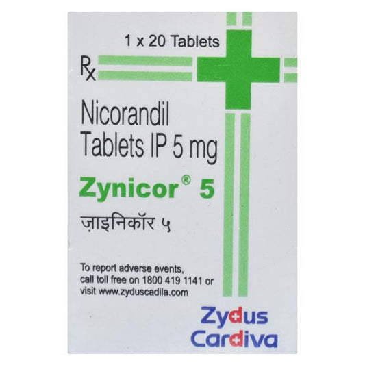Zynicor 5mg Tablet 20'S - Global Surgicals