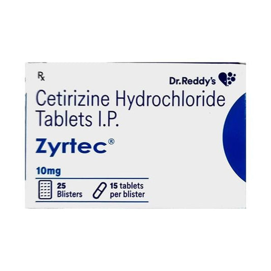 ZYRTEC 10mg Tablet 15's - Global Surgicals