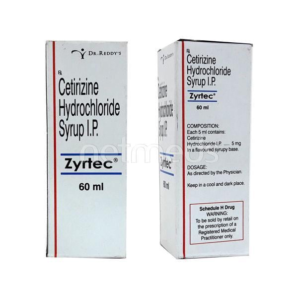 Zyrtec Syrup 60ml - Global Surgicals