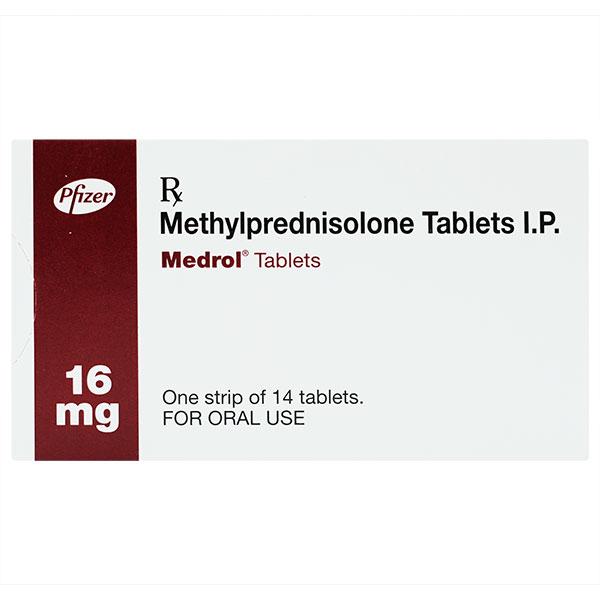 Medrol 16mg Tablet 14'S