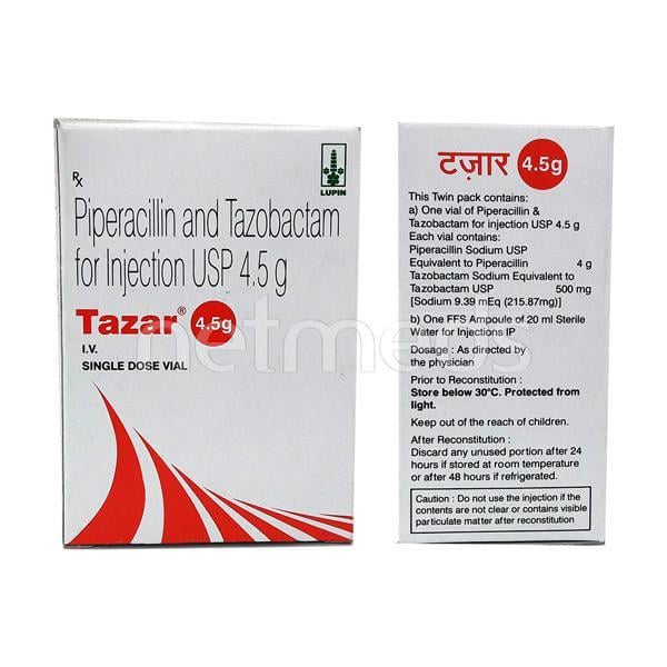 Tazar 4.5gm Injection 1's